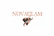 NOVAGLAM Logo - Rose Gold & Black